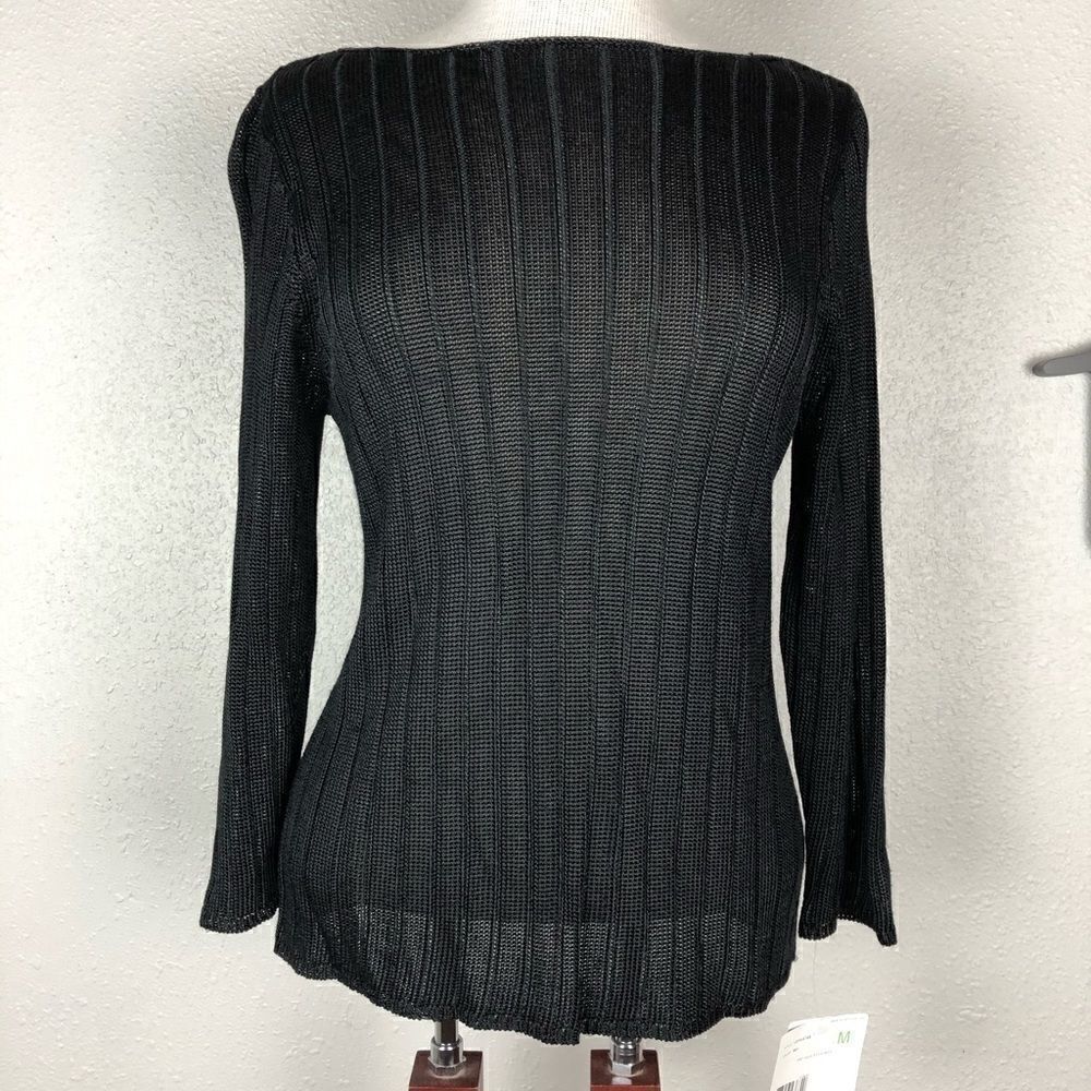 NWT Liz Claiborne Petite Long Sleeve Top Size P/M